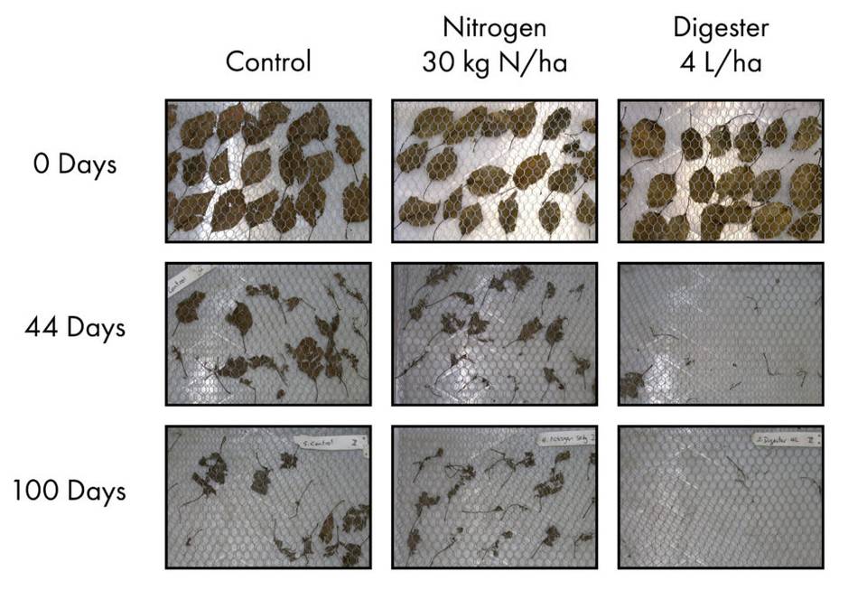 biostart Digester trial comparison